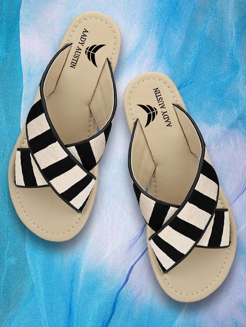 black slip on sandals - 16801565 - Very Small Image - 1