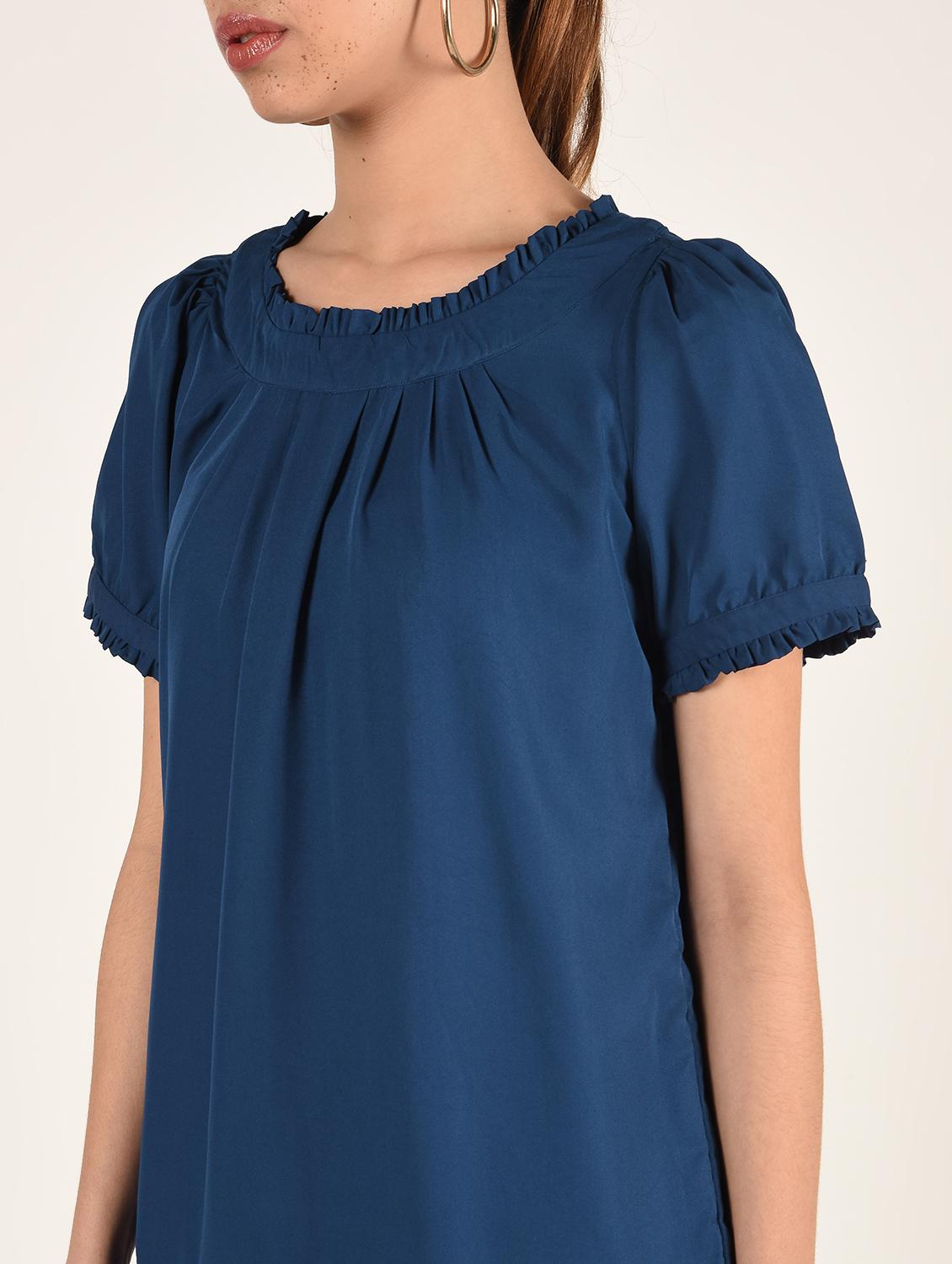 women's tiered dress solid dress - 16802282 - Standard Image - 4