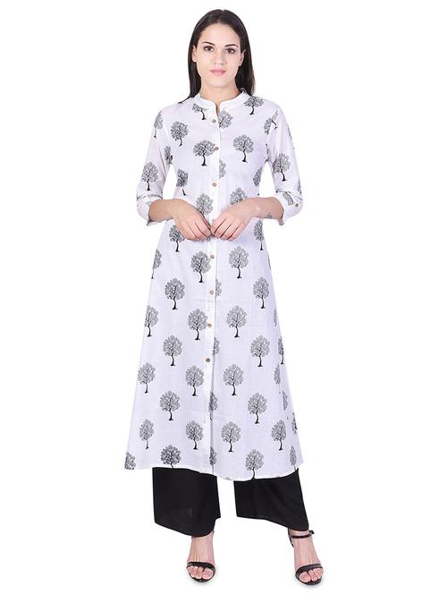 printed a-line kurta - 16810604 - Very Small Image - 1