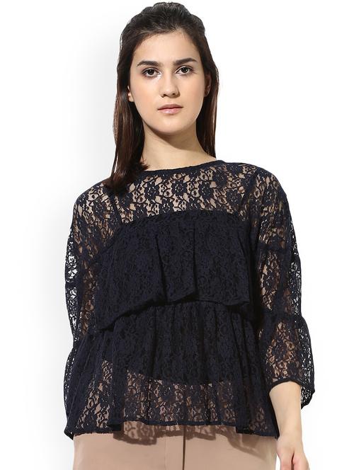 bell sleeved laced  top - 16811124 - Very Small Image - 1
