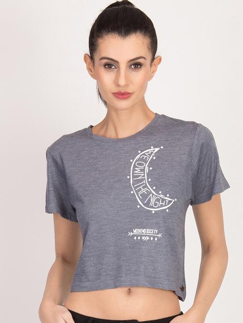 quirky print crop tee  - 16811199 - Very Small Image - 1