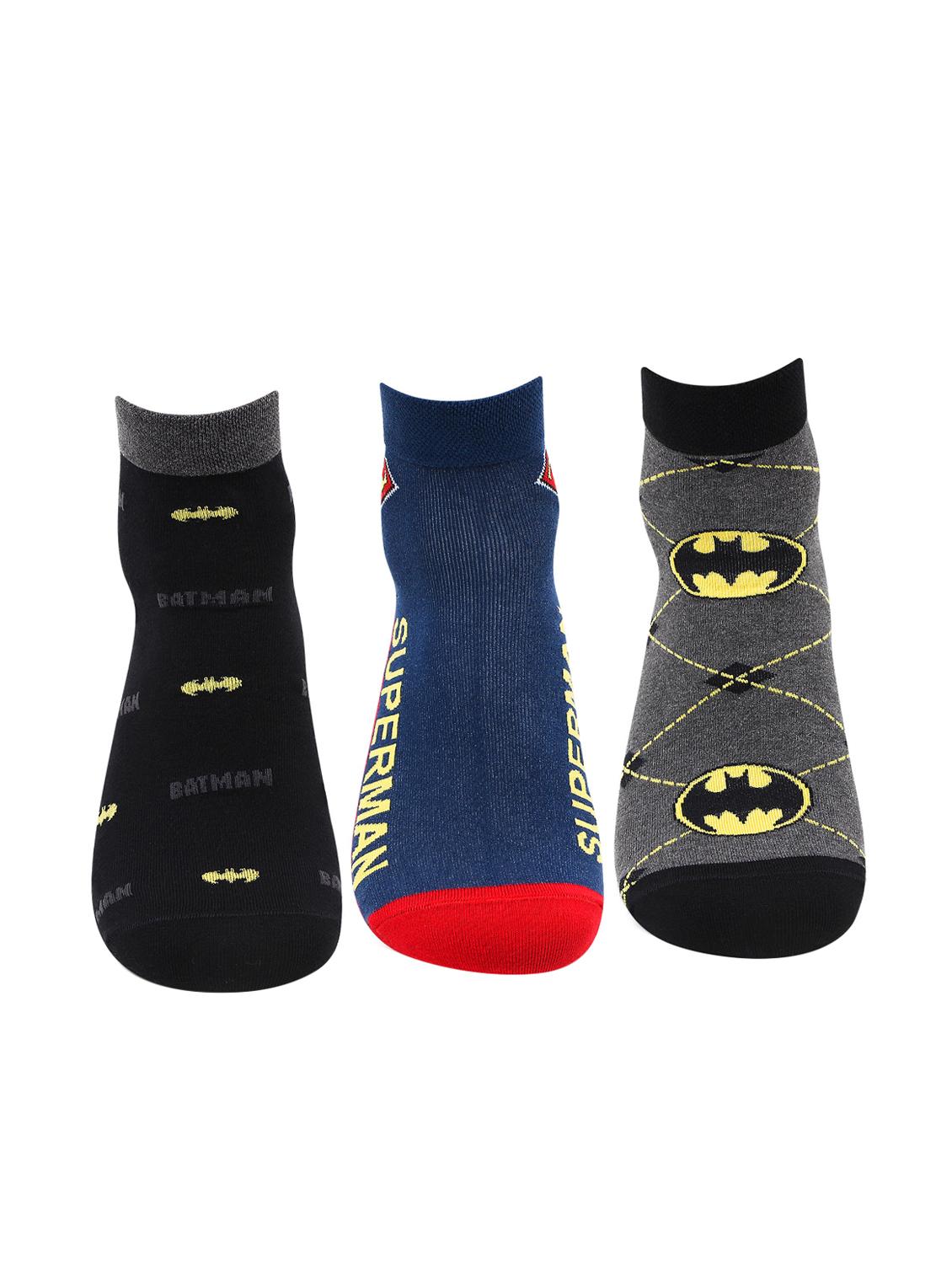 multi colored cotton ankle length socks - 16811321 - Zoom Image - 2