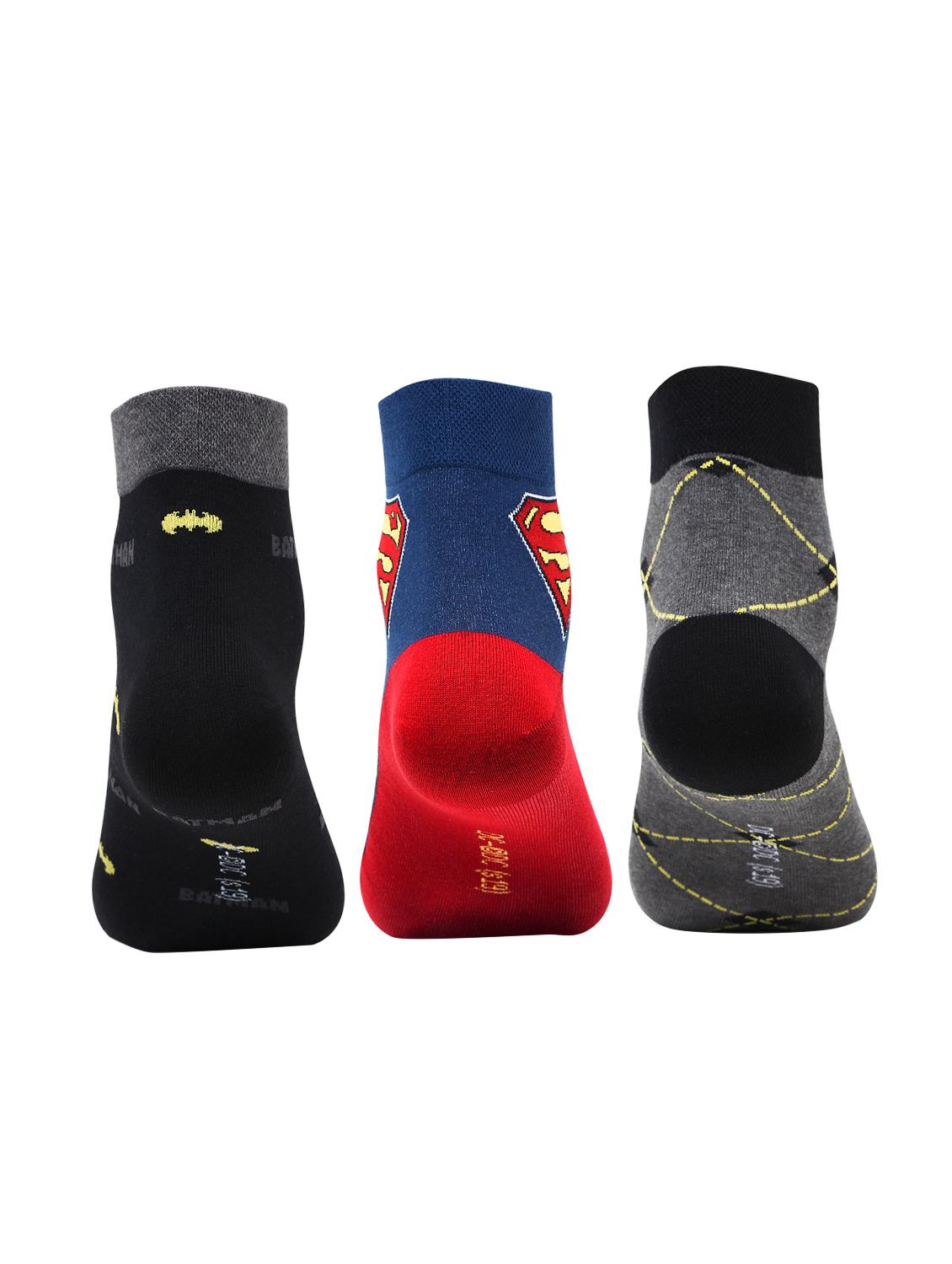 multi colored cotton ankle length socks - 16811321 - Zoom Image - 3