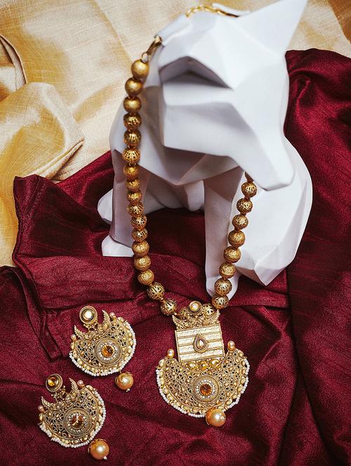  gold plated bridal pendant - 16811628 - Very Small Image - 1