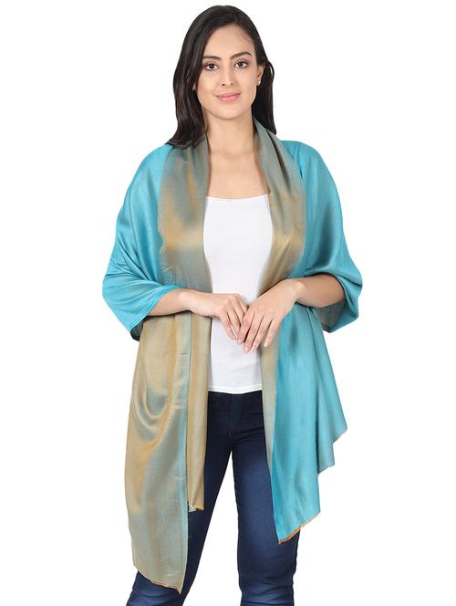 multi colored modal silk stole - 16812656 - Very Small Image - 1