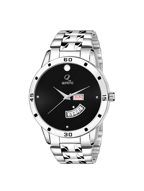 ? quixotic dashing black day-date analog mens watch - 16812686 - Very Small Image - 1