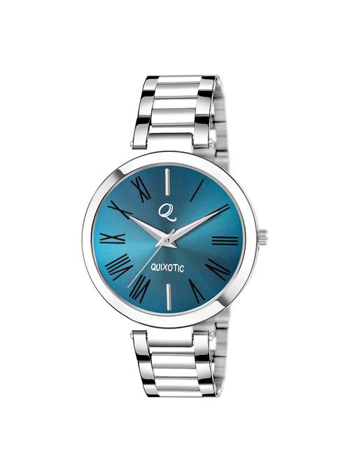 ? quixotic glittering blue roman dial analog womens watch - 16812687 - Very Small Image - 1