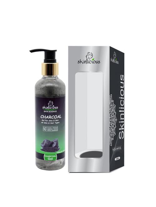 skinlicious charcoal  beauty gel for skin and hair - 16817627 - Very Small Image - 1