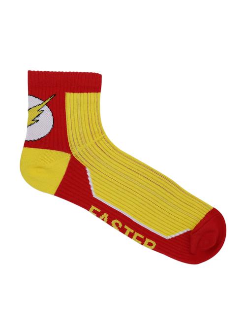 yellow cotton above ankle length socks - 16822782 - Very Small Image - 1