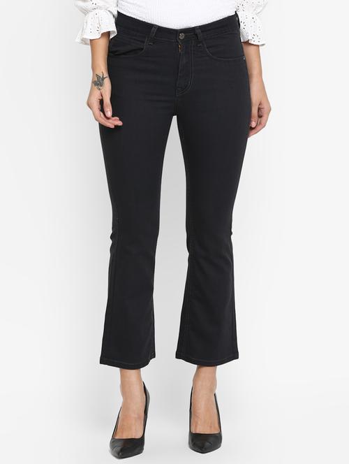 high rise solid jeans  - 16823099 - Very Small Image - 1