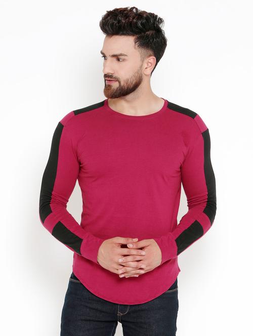 pink taped t-shirt - 16823649 - Very Small Image - 1