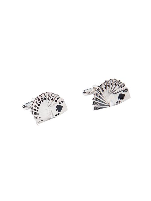 silver metal cufflinks - 16825615 - Very Small Image - 1