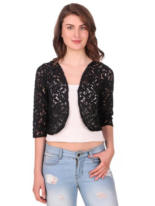net stylish short shrug - 16827682 - Very Small Image - 1