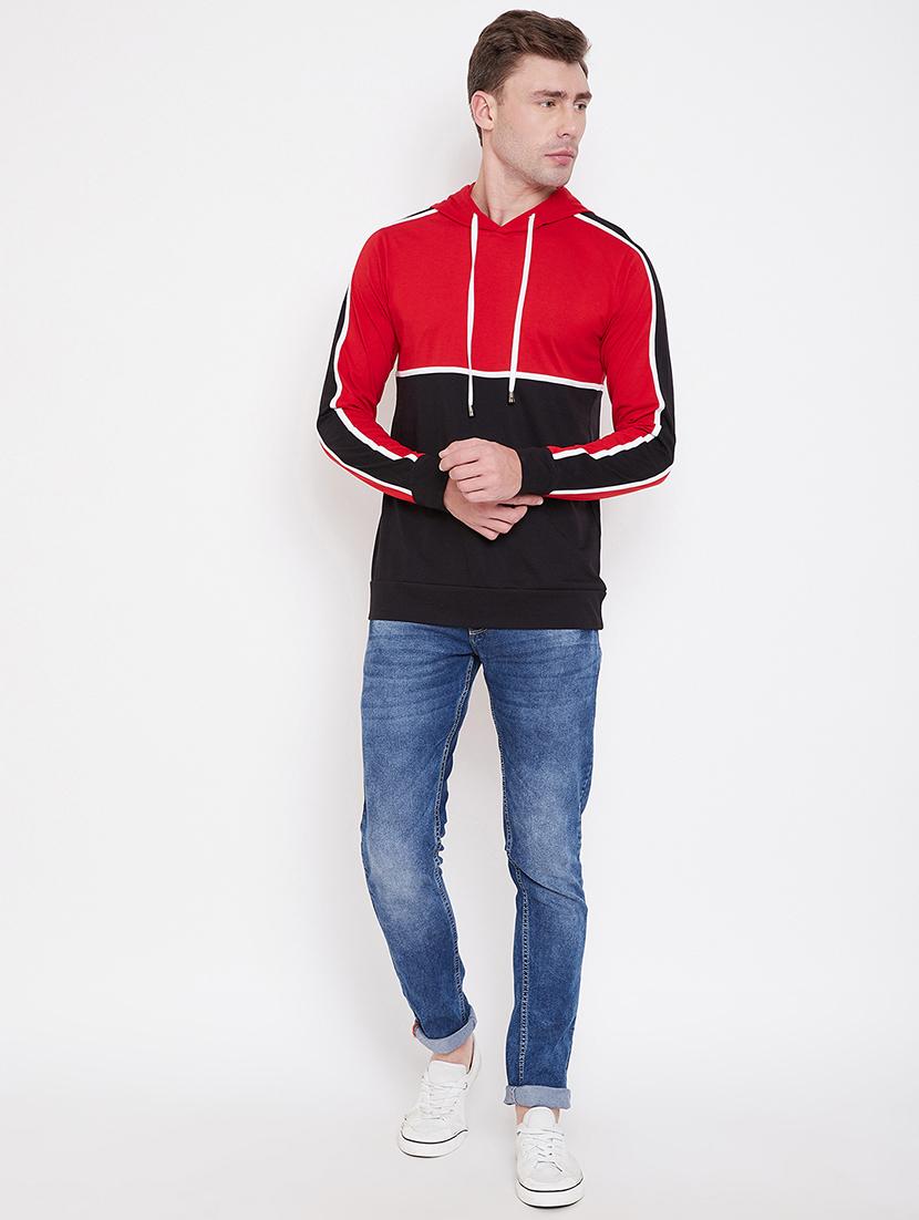 mens color block sweatshirt - 16828087 - Zoom Image - 4