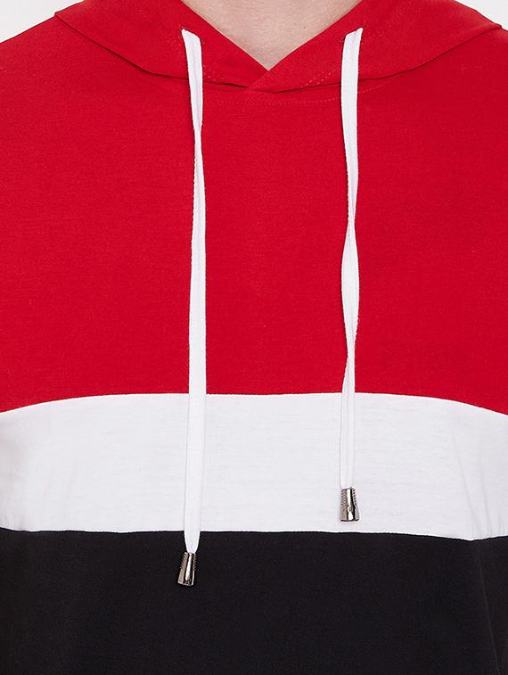 mens color block sweatshirt - 16828091 - Standard Image - 5