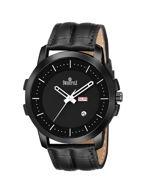 swisstyle dial black analogue watches for men-ss-gr804blk-blk-1 - 16828380 - Very Small Image - 1