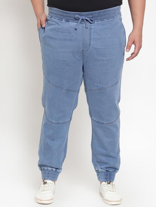 blue solid jogger (plus size) - 16828675 - Very Small Image - 1