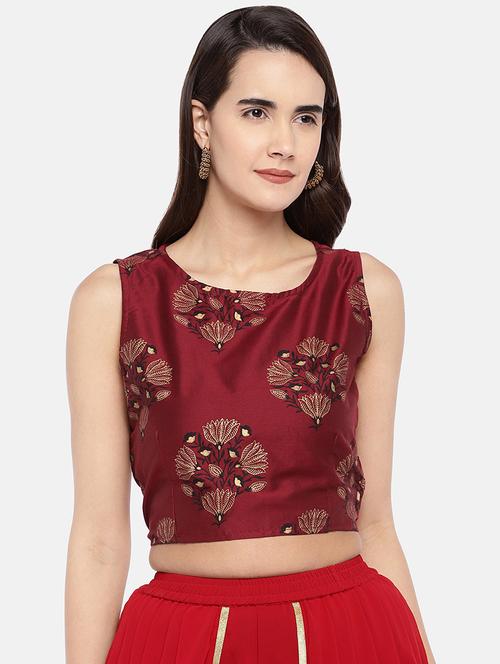 Floral Print Blouse - 16828782 - Very Small Image - 1
