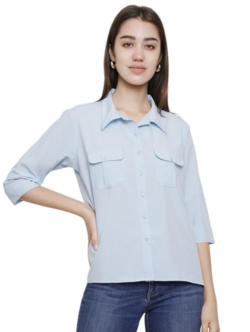 pocket detail solid shirt  - 16829580 - Very Small Image - 1