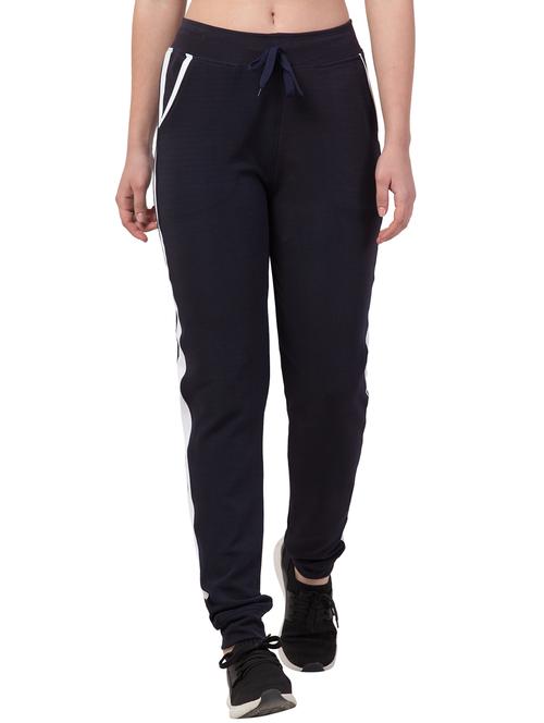 contrast tape tie front track pants  - 16830551 - Very Small Image - 1