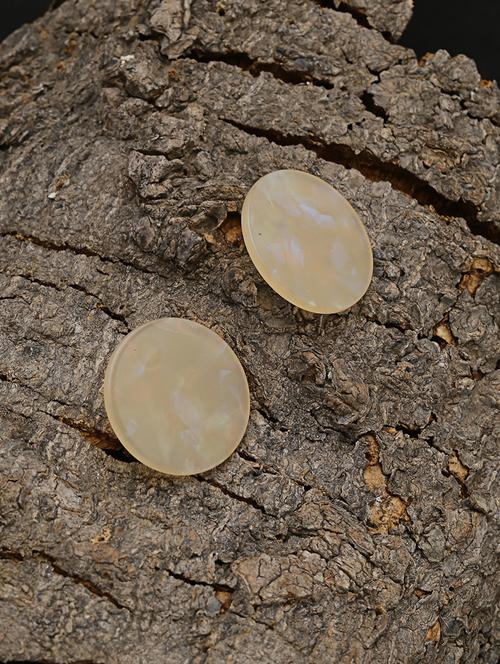 brown metal studs earring - 16831904 - Very Small Image - 1