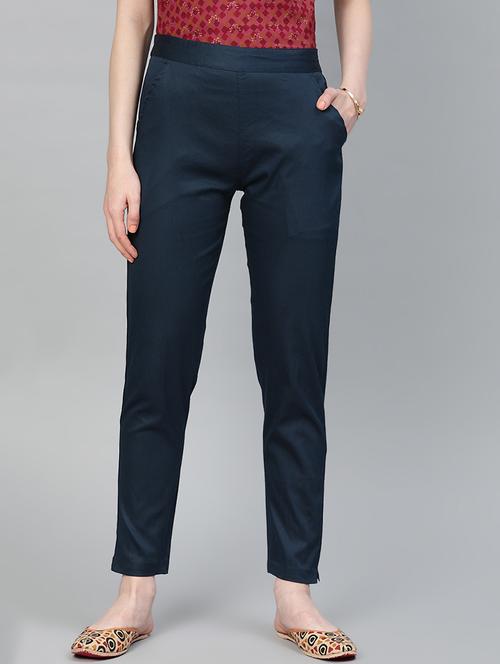 high rise flat front trouser  - 16833306 - Very Small Image - 1