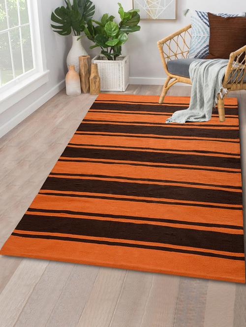  vivid cotton striped dhurrie   - 16833450 - Very Small Image - 1