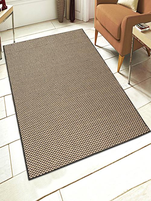 mini check jute carpet with rubber latex - 16833546 - Very Small Image - 1