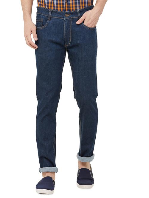 blue plain denim jeans - 16837465 - Very Small Image - 1