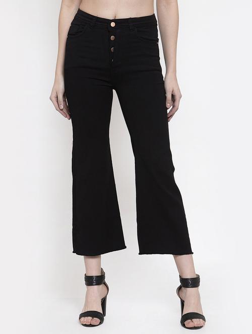 button flap high rise jeans  - 16837900 - Very Small Image - 1