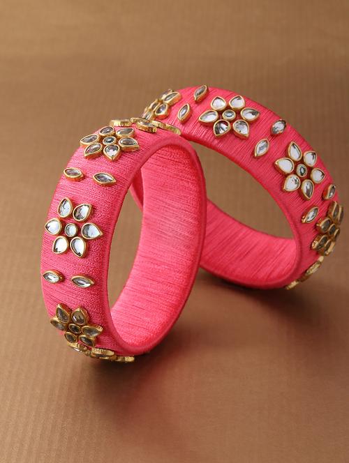 pink brass bangle - 16842421 - Very Small Image - 1
