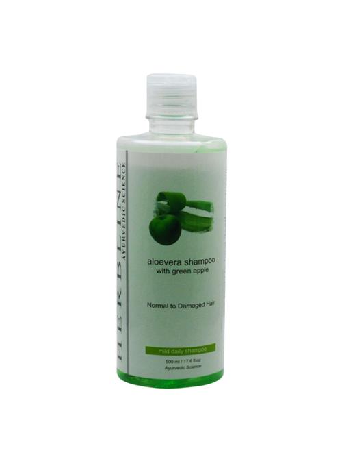 herbline aloevera shampoo with green apple 500ml - 16843884 - Very Small Image - 1
