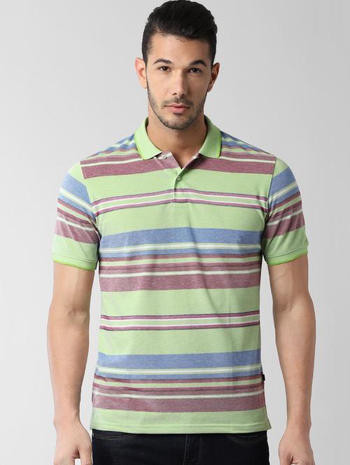 green striped polo t-shirt - 16846765 - Very Small Image - 1
