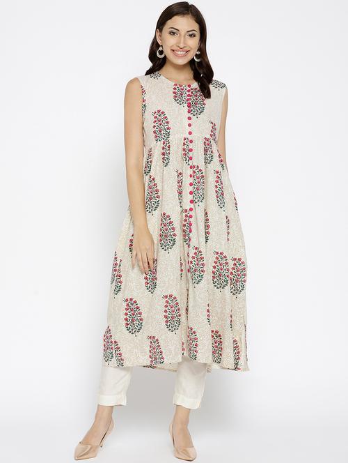 paisley anarkali kurta - 16847997 - Very Small Image - 1