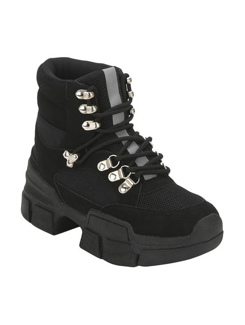 black lace-up boots - 16848714 - Very Small Image - 1