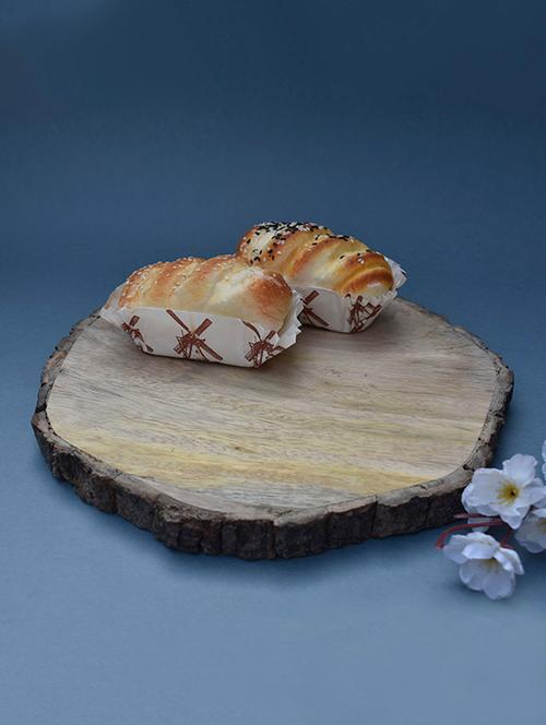  wooden round platter large - 16853210 - Very Small Image - 1