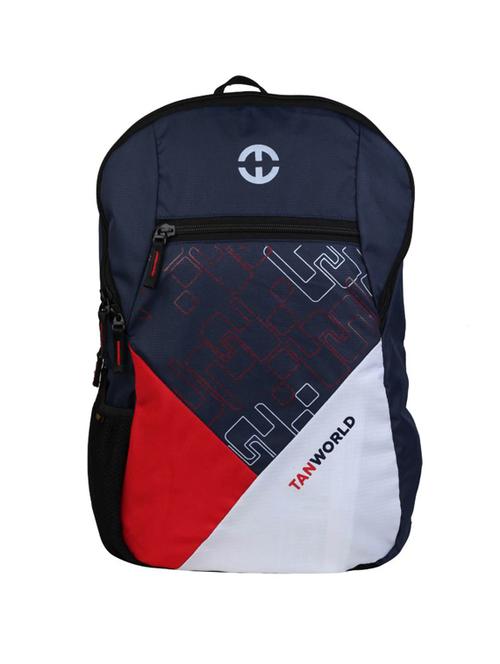 blue polyester backpack - 16854933 - Very Small Image - 1