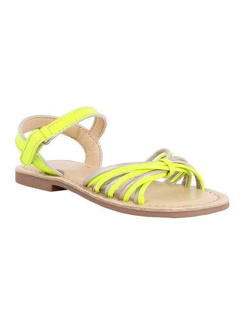 yellow leather sandal - 16858052 - Very Small Image - 1