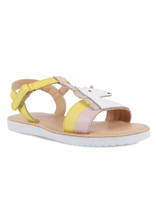 yellow leather sandal - 16858057 - Very Small Image - 1