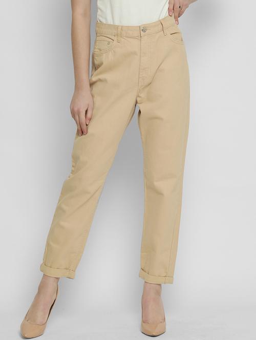 high rise solid jeans - 16862337 - Very Small Image - 1