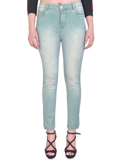 high rise stone washed jeans  - 16868601 - Very Small Image - 1