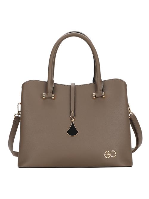 grey leatherette (pu) handbag - 16869242 - Very Small Image - 1