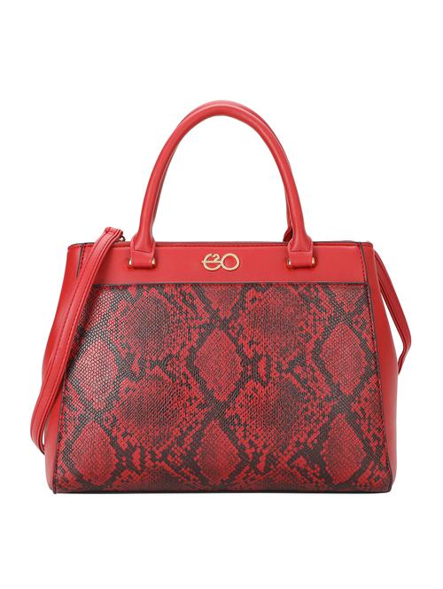 red leatherette (pu) handbag - 16869326 - Very Small Image - 1