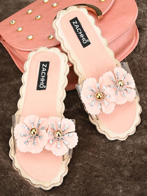 pink slides flip flops - 16871731 - Very Small Image - 1