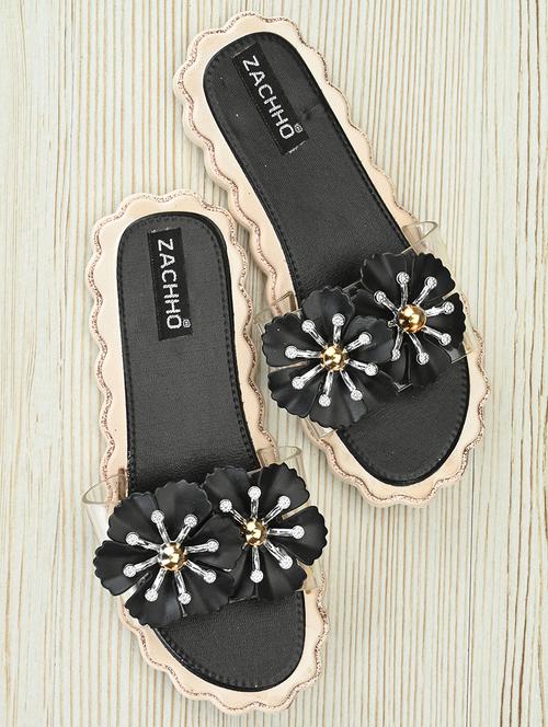 black slip on sandals - 16871732 - Very Small Image - 1