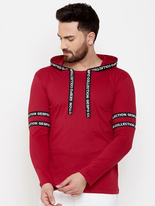 red taped hooded t-shirt - 16871802 - Very Small Image - 1