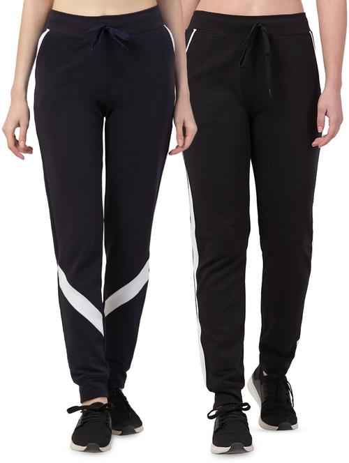 set of 2 high rise contrast detail track pant  - 16872991 - Very Small Image - 1