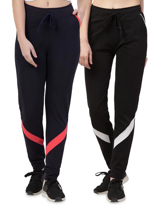 set of 2 high rise contrast detail track pant  - 16872997 - Very Small Image - 1