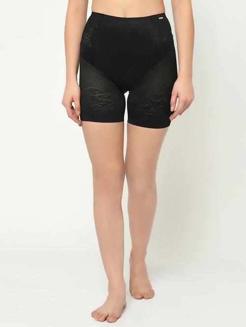 black poly spandex shaper thighs shapewear - 16873707 - Very Small Image - 1