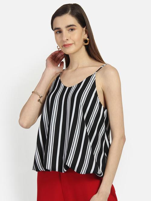 women's a line shoulder strap top - 16874359 - Very Small Image - 1